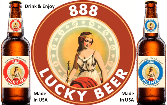 Wasington DC 888 Lucky IPA and 888 Pilsner